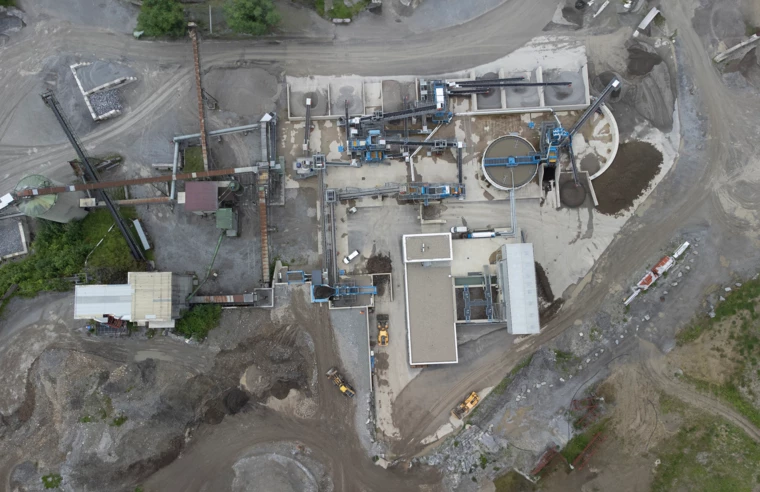Die neue Nassaufbereitungsanlage im Ressourcen Center Rheintal ist die fortschrittlichster ihrer Art in der gesamten Region. Bild: Rhomberg Bau Die neue Nassaufbereitungsanlage im Ressourcen Center Rheintal ist die fortschrittlichster ihrer Art in der gesamten Region. Bild: Rhomberg Bau